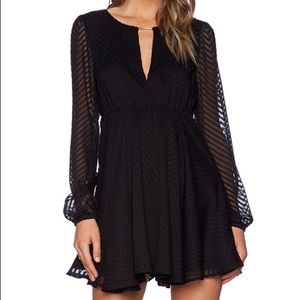 Lovers + Friends Black Mini Dress